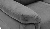 Lumbar Support Detail on Grey 2 Seater Couch