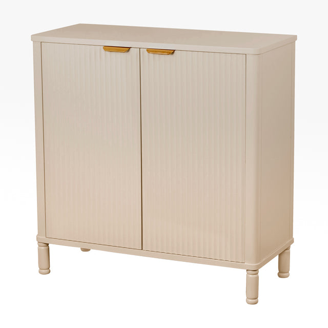 Parson 2 Door Cabinet – Wooden Sideboard for Living Room Storage
