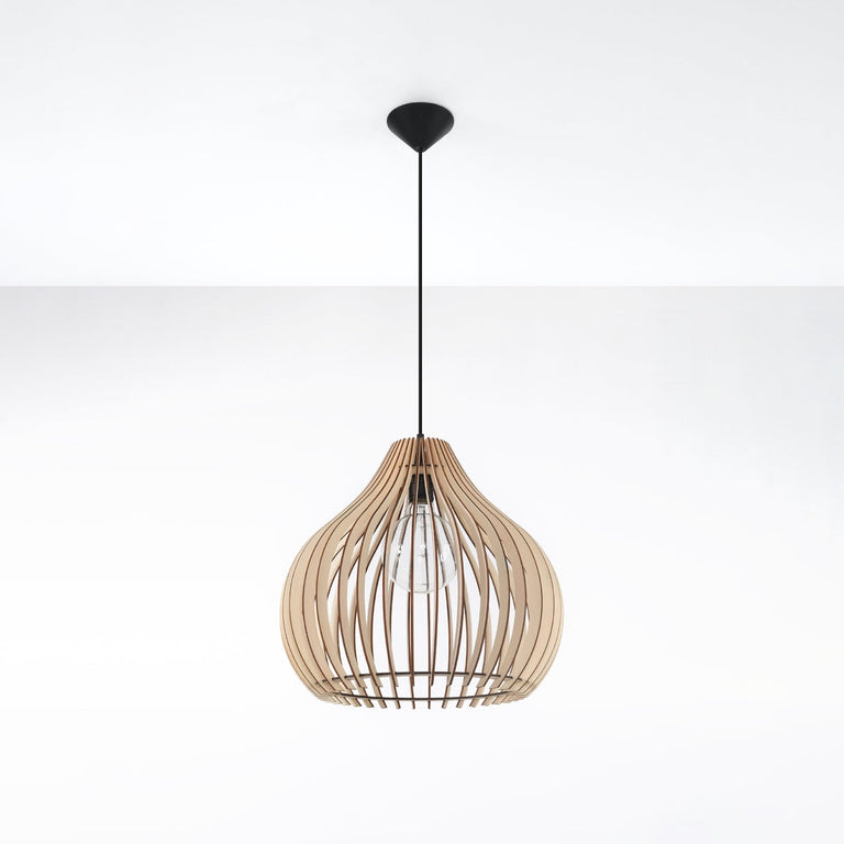 Sollux Lighting Pendant Lamp APRILLA Wood