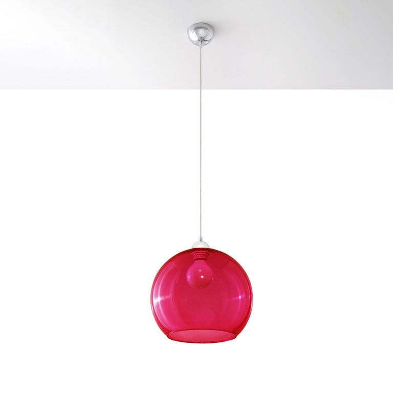 Sollux Lighting Pendant Lamp Sollux Red
