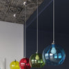 Scandinavian-inspired pendant light Sollux Lighting Pendant Lamp Sollux red