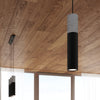Pendant lamp BORGIO 1 black versatile style for kitchens, living rooms, and studios