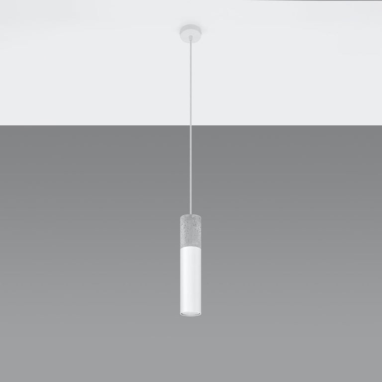 Sollux Lighting Pendant Lamp BORGIO 1 White