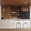 Pendant lamp BORGIO 2 white Ideal for modern interiors, kitchens, and dining rooms
