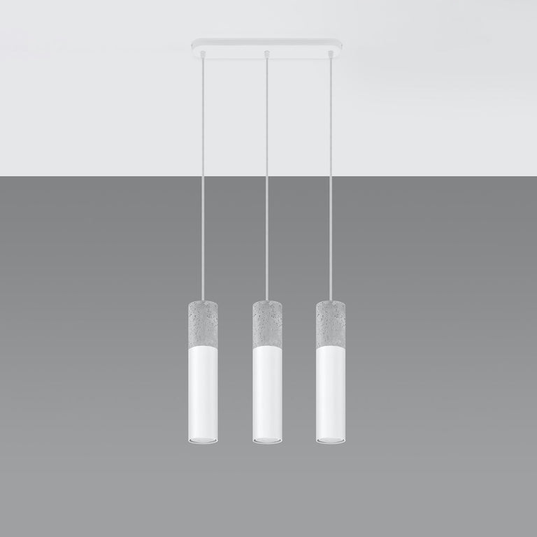 Sollux Lighting Pendant Lamp BORGIO 3L White