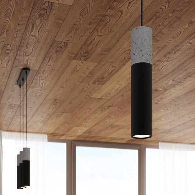 Sollux Lighting Pendant Lamp BORGIO 3P Black