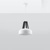 Modern Sollux Lighting Pendant Lamp CASCO in White and Black