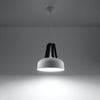 Minimalist pendant light Sollux Lighting CASCO White/Black