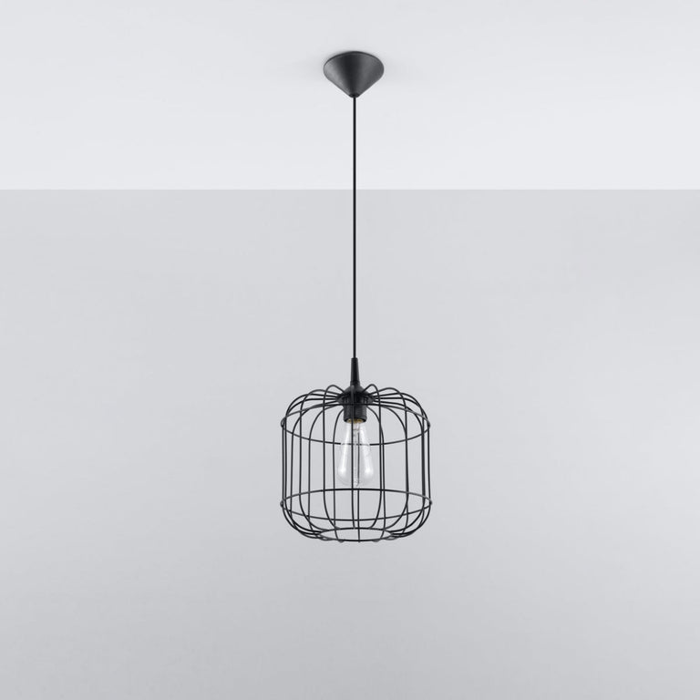 Sollux Lighting Pendant Lamp CELTA Black