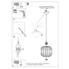 Industrial home accessories Sollux Lighting Pendant Lamp CELTA White