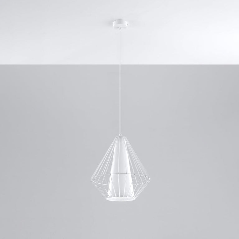 Sollux Lighting Pendant Lamp DEMI White