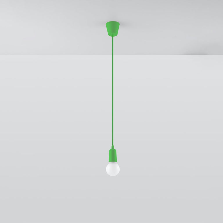 Sollux Lighting Pendant Lamp DIEGO 1 Green