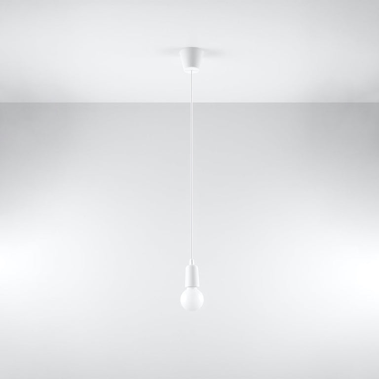Sollux Lighting Pendant Lamp DIEGO 1 White