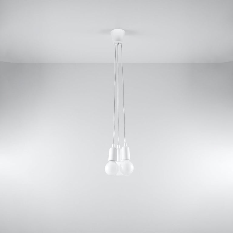Sollux Lighting Pendant Lamp DIEGO 3 White