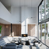 Hanging pendant light Sollux Lighting Pendant Lamp ESKOLA 70 Black.
