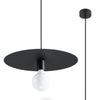 Contemporary pendant light fitting Sollux Lighting Pendant Lamp FLAVIO black