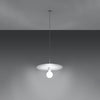 Elegant ceiling lamp for bedroom Sollux Lighting Pendant Lamp FLAVIO white