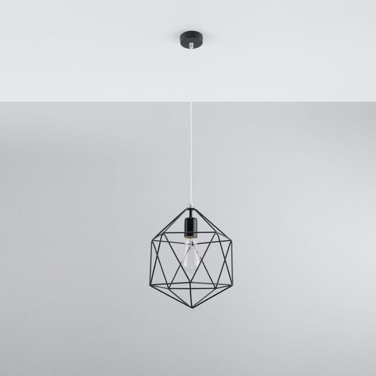 Sollux Lighting Pendant Lamp GASPARE Black