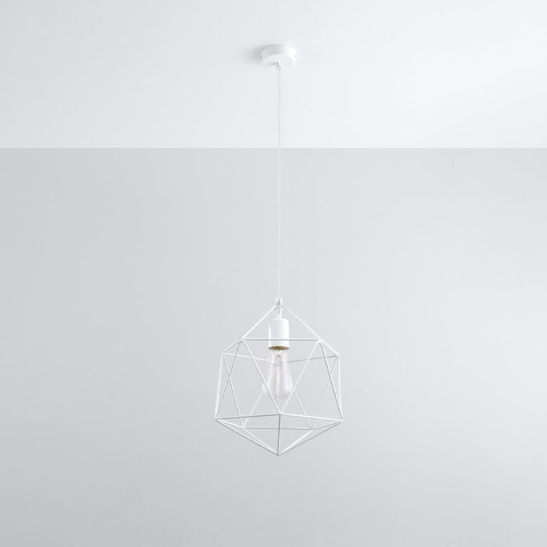 Sollux Lighting Pendant Lamp GASPARE White