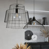 Pendant lamp GATE black perfect for both modern and industrial interior themes