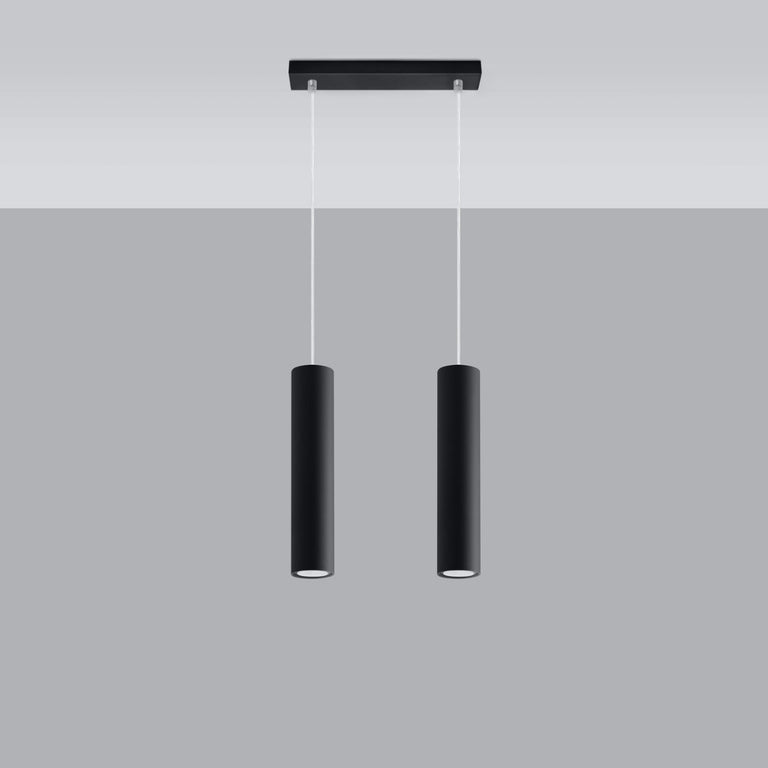 Sollux Lighting Pendant Lamp LAGOS 2 Black