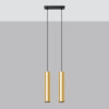 Stylish LED lights Lagos 2 Polished Gold
