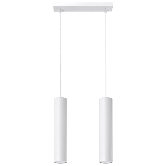 Pendant light Sollux Lighting Pendant lamp LAGOS 2 white