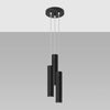 Ceiling lamp for bedroom Sollux Lighting Pendant Lamp LAGOS 3P Black