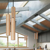Functional and aesthetically pleasing ceiling light fixture Pendant lamp LINO 3 wood
