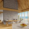 Warm wooden structure fits Scandinavian and rustic decor Pendant lamp LINO 3 wood