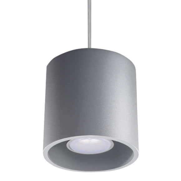 Modern pendant lamp Orbis 1 grey for contemporary interiors