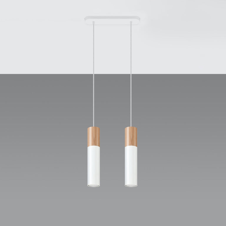 Sollux Lighting Pendant Lamp PABLO 2 White