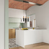 Pendant lamp PABLO 3P black for bright and clean interiors