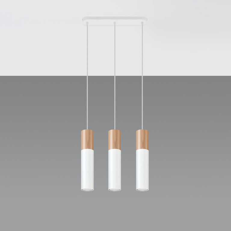 Sollux Lighting Pendant Lamp PABLO 3 White