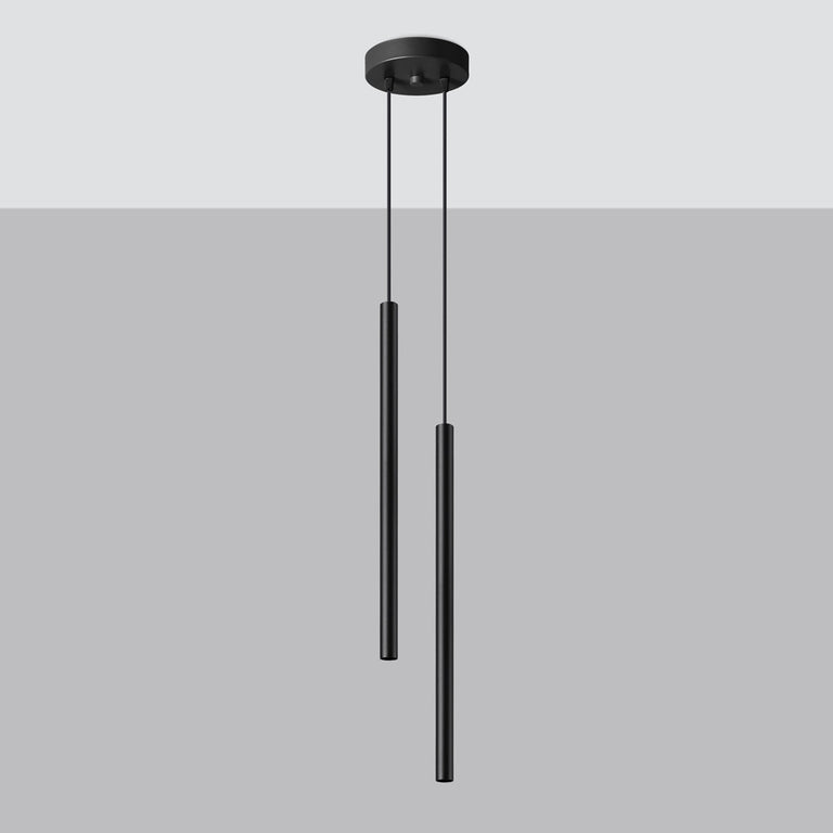Sollux Lighting Pendant Lamp PASTELO 2 Black