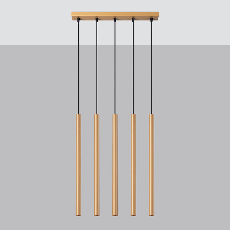 Sollux Lighting Pendant Lamp PASTELO 5L Gold