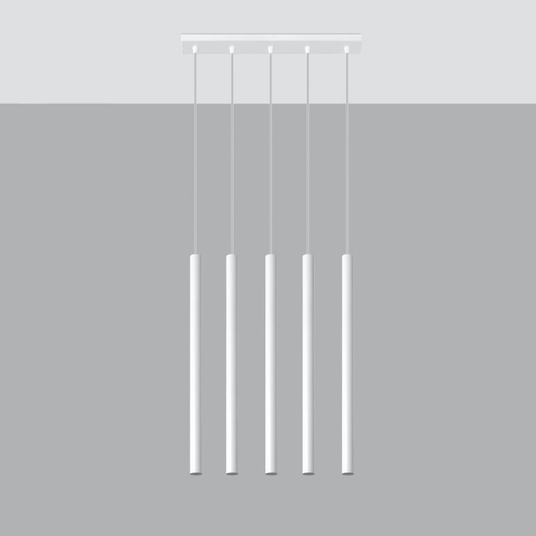 Sollux Lighting Pendant Lamp PASTELO 5 White