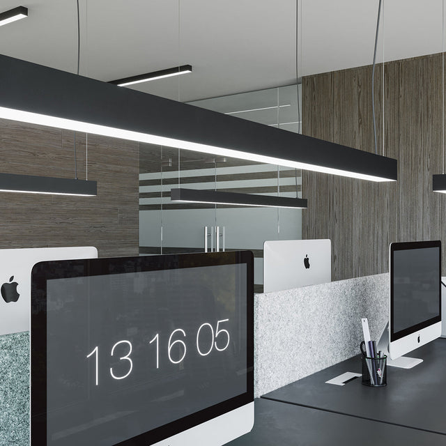 Sollux Lighting Pendant Lamp PINNE 200 Black