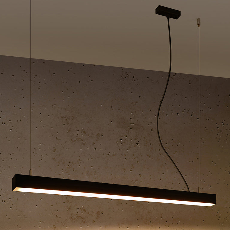 Sollux Lighting Pendant Lamp PINNE 90 Black