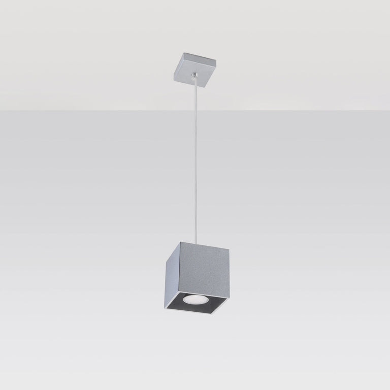 Sollux Lighting Pendant Lamp QUAD 1 Grey
