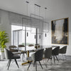 Stylish kitchen island lighting Sollux Lighting Pendant lamp RANA 2 black
