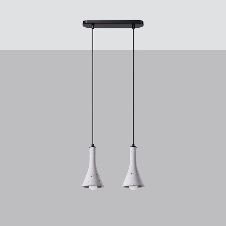 Sollux Lighting Pendant Lamp REA 2 Concrete