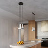 Modern pendant lighting in the REA 3L Concrete design
