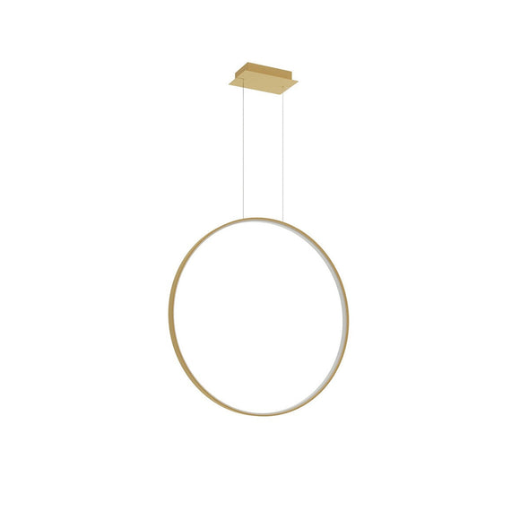 Minimalist chandelier Sollux Lighting Pendant Lamp RIO 78 Golden
