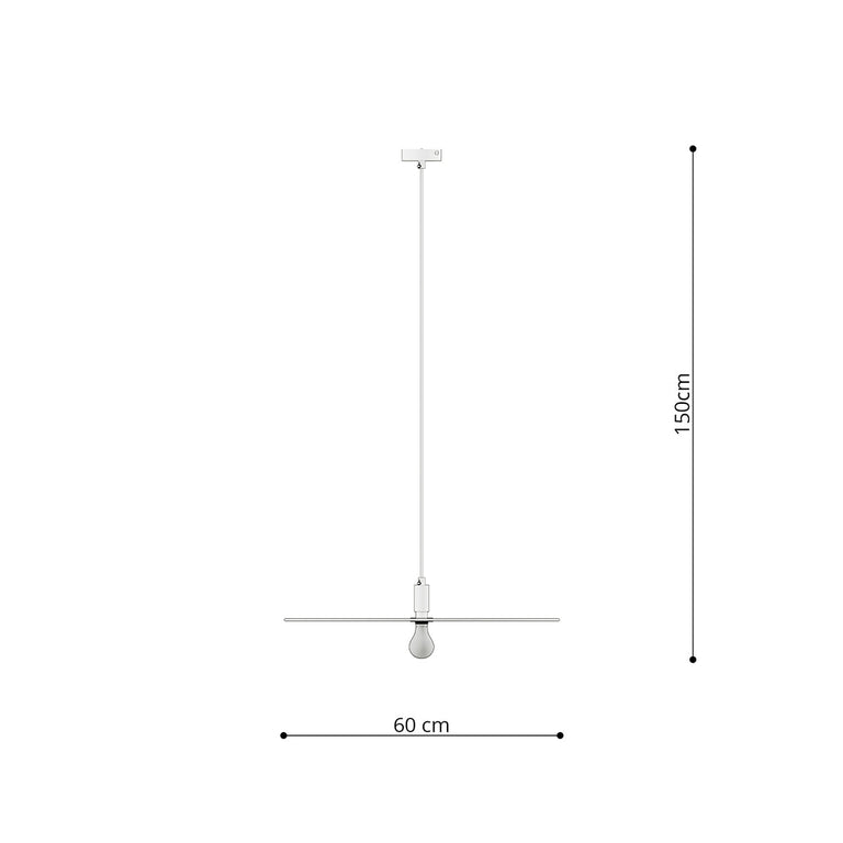 Sollux Lighting Pendant Lamp SIRKEL 60 Black