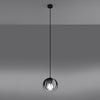 Sophisticated ceiling light fixture, TULOS 1 Black style.

