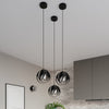 Elegant pendant lighting for kitchen in TULOS 1 Black.
