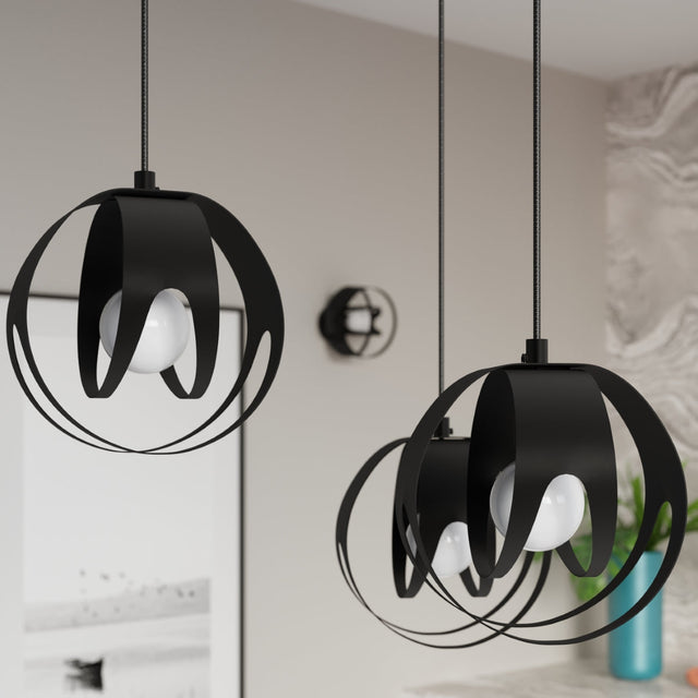 Sollux Lighting Pendant Lamp TULOS 1 Black