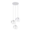 Pendant light Sollux Lighting Pendant Lamp TULOS 3P White for kitchen island lighting