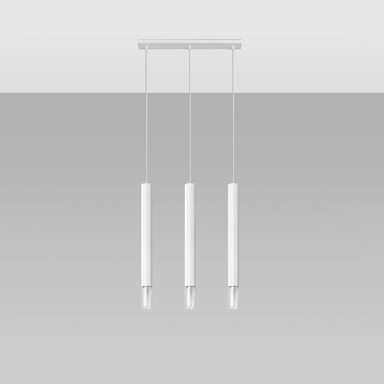 Sollux Lighting Pendant Lamp WEZYR 3 White